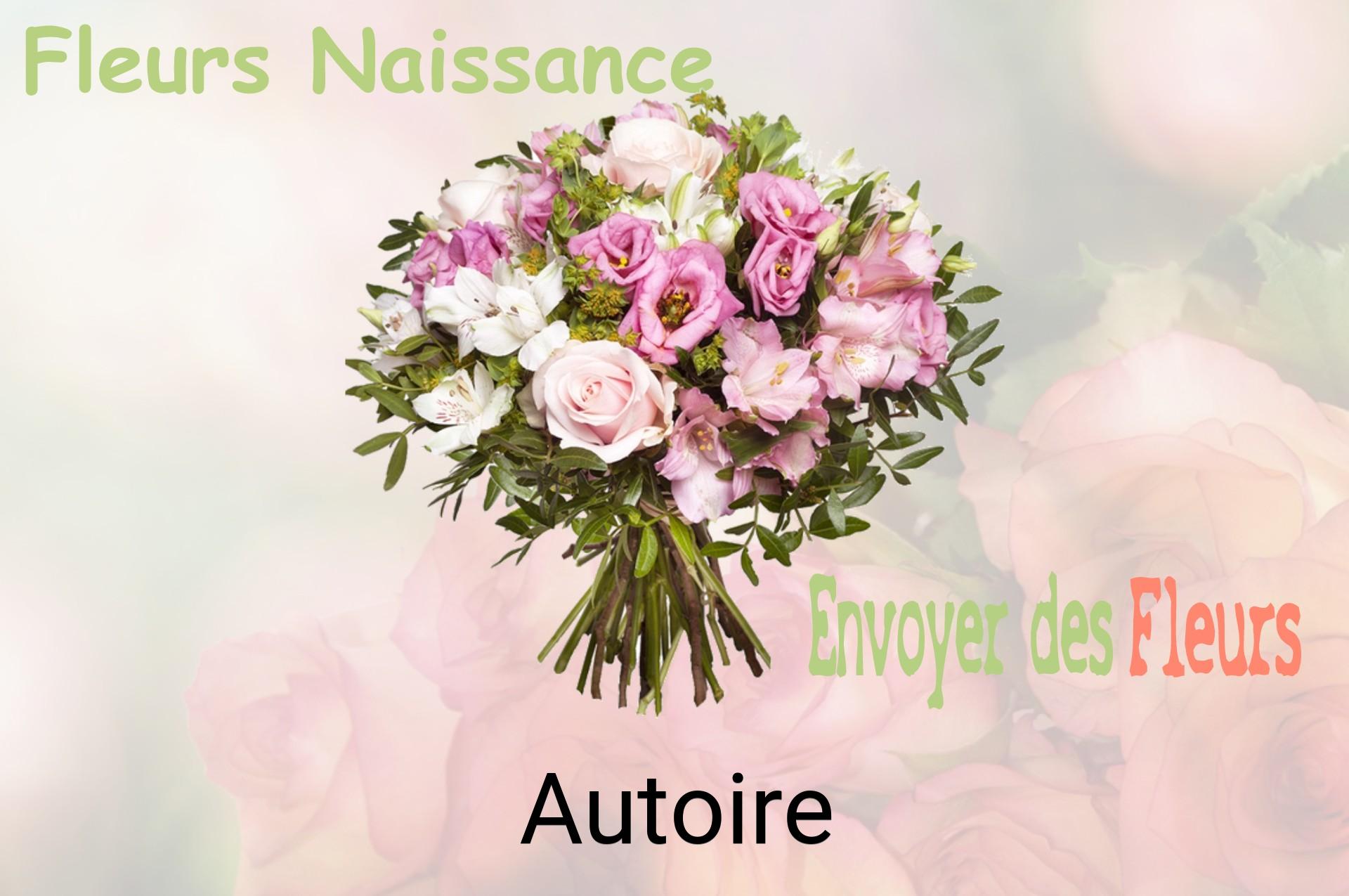 Bouquet de fleurs de naissance livré à Autoire