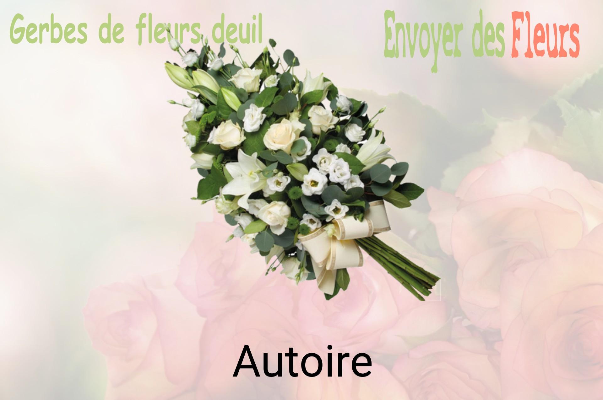 Gerbe de fleurs de deuil livrée à Autoire
